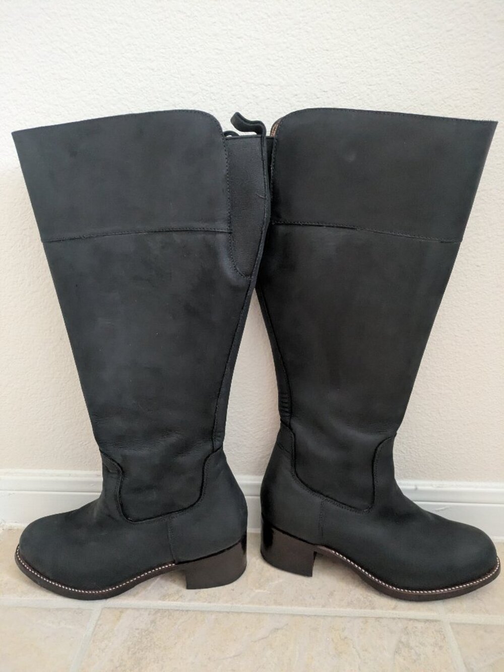 Adelante Condesa Boots 8 B US Women Black Wide Calf